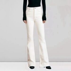 Rag & Bone | Casey High‎ Rise Flare Jeans Ecru Size 31